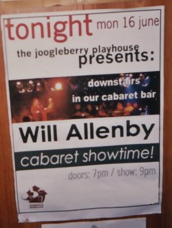 Joogleberry Playhouse debut, Brighton UK
