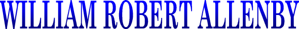 William  Robert Allenby - Baritone