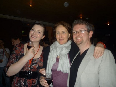 William with Fiona Shaw (director) and soprano Kate Valentine