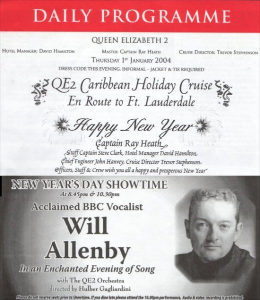 Will Allenby QE2 Program
